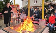 В Елабуге разожгли Цветаевский костер