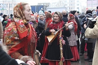 Широкую Масленицу впервые встретили на площадке возле Дома Дружбы