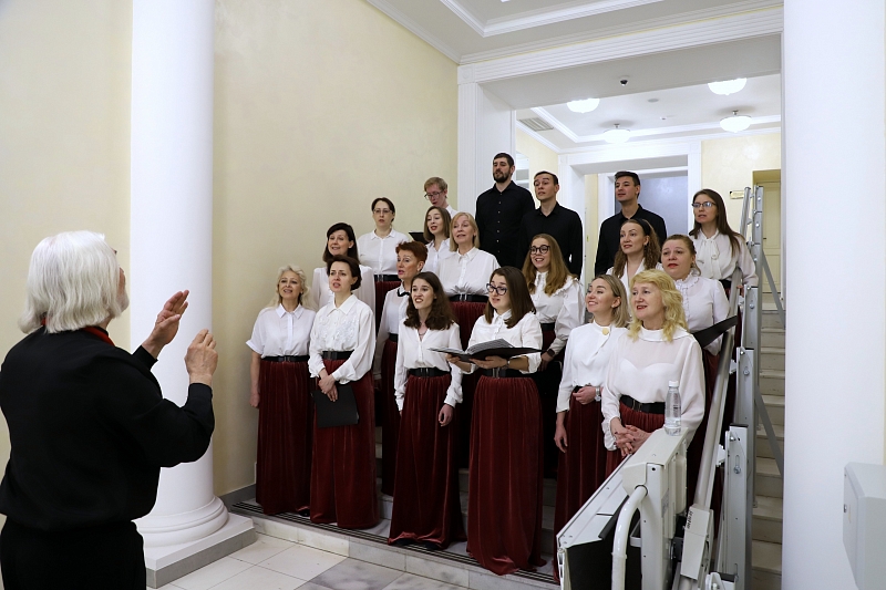 Прошёл концерт «Разговор по душам» камерного хора «Преображение»